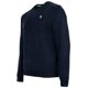 thumbnail image 2 of U.S. POLO ASSN. Sudadera para hombre - Forro polar diagonal con acabado carbono, cuello redondo, algodón Azul oscuro L (Large), 2 of 3