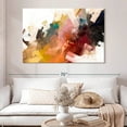 thumbnail image 2 of Elephant Stock Large Abstract Oil Wall Art - Horizontal Canvas Wall Art - Living Room Wall Decor - Abstract Canvas - Beige And Red Decor - 51" x 34", 2 of 4
