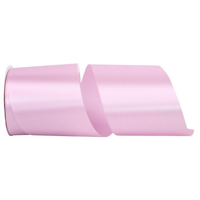 Reliant Ribbon 4700-430-10K 4 in. 50 Yards Single Face Satin Allure Ribbon, Light Orchid