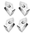 thumbnail image 4 of Clip para mantel de 4 Uds., mantel redondo , Clips estables, soporte para cubierta de de boda, acero inoxidable Hoja Colcomx clips para manteles al aire libre, 4 of 8