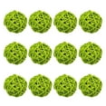thumbnail image 1 of 15% OFF CLEARANCE! 12pcs Natural Wicker Balls Decorative Rattan Balls DIY Craft Vase Filler Hanging Balls Ornaments for Wedding Baby Shower Christmas Party, 1 of 8