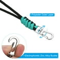 thumbnail image 4 of 8.7" Paracord Braided Lanyard Keychain Survival Wrist Strap with Hook Green 3 Pack, 4 of 6