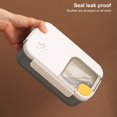 thumbnail image 2 of CNKOO Bento Box 1 Set Meal Preservation Leak-proof Useful Stainless Steel Liner Lunch Box Utensil Set, 2 of 4