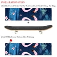thumbnail image 2 of Flamingo Skateboard Grip Tape Stickers Pack of Two - Emery Surface, PVC Backing, 8.8x32.6in/22.4x83 cm., 2 of 5