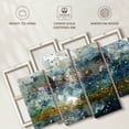 thumbnail image 6 of Elephant Stock Sea Depth Abstract Wall Art - Horizontal Multi Panel Canvas - Living Room Wall Decor - Abstract Multi Panel - Gray And Gold Decor By Chamira Young - 84" x 54", 6 of 8