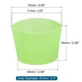 thumbnail image 2 of Uxcell Silicone Protective Anti-slip Bottom Mug Cup Sleeve Water Bottle Boot Green 4 Pack, 2 of 5