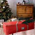 thumbnail image 2 of Bolsa de almacenamiento para árbol de Navidad Dadouman, impermeable, Oxford, roja, 2 of 7