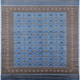 thumbnail image 1 of Ahgly Company Indoor Square Mid-Century Modern Plum Purple Oriental Area Rugs, 6' Square, 1 of 6