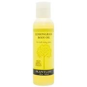 Plantlife Lemongrass Body Oil – Refreshing, Fast-Absorbing Moisturizer with Plant-Based Oils, Made in California, 4 oz