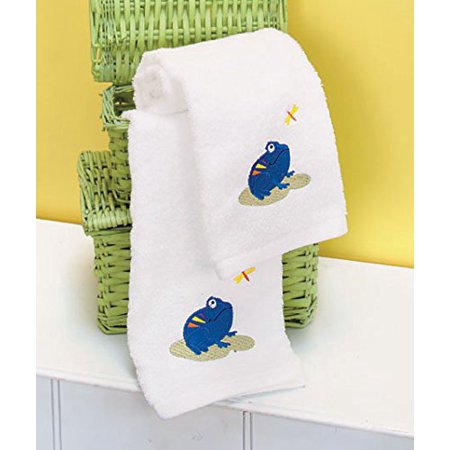 Set Of 2 Frog Hand Towels Walmart Com