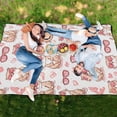 thumbnail image 6 of Extra Large Picnic Beach Blanket Waterproof Sand Proof Portable Outdoor Mat Cute Otter with Sunglasses 60x80, 6 of 9