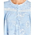 thumbnail image 4 of Casual Nights Women's Long Sleeve Micro Fleece Cozy Floral Night Gown, 4 of 4