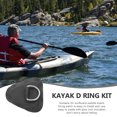 thumbnail image 4 of SHISUYAN 2Pcs Cord D Buckle Boat Rope Buckle Kayak Rope Fix Buckle Canoe Cord Rings for Replace, 4 of 8