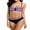 Purple, variant on Sociala Women's Side String Bikini Swimsuit Cheeky Swimwear Two Pieces Bathing Suit