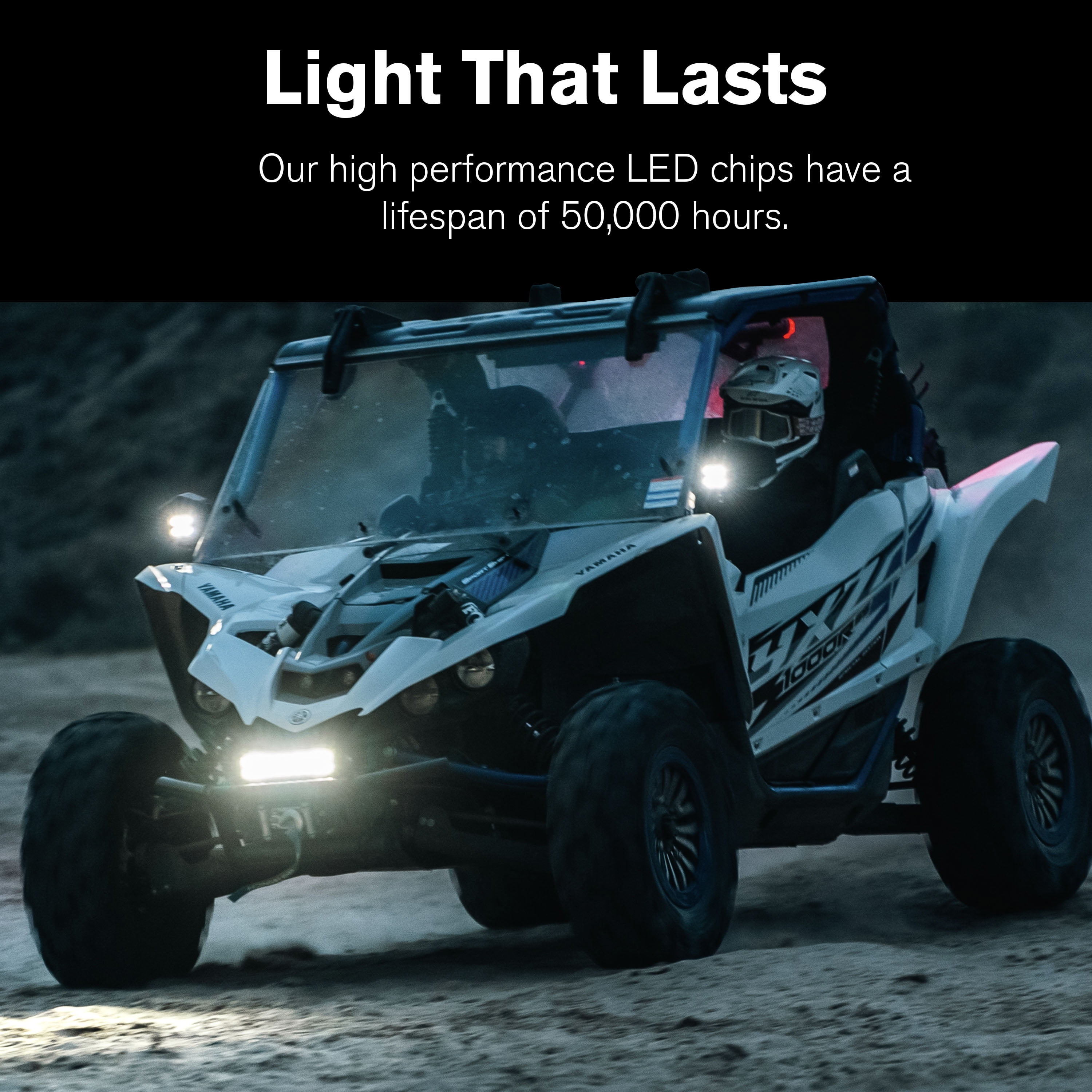 YADA Elevate off-road UTV Automotive Lighting Combo Kit, Black