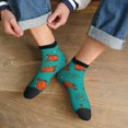 thumbnail image 3 of Naloa Colorful Crab Ankle Socks for Women Non Slip Socks No Show Socks Classic Low Cut Casual Socks Casual Socks, 3 of 7