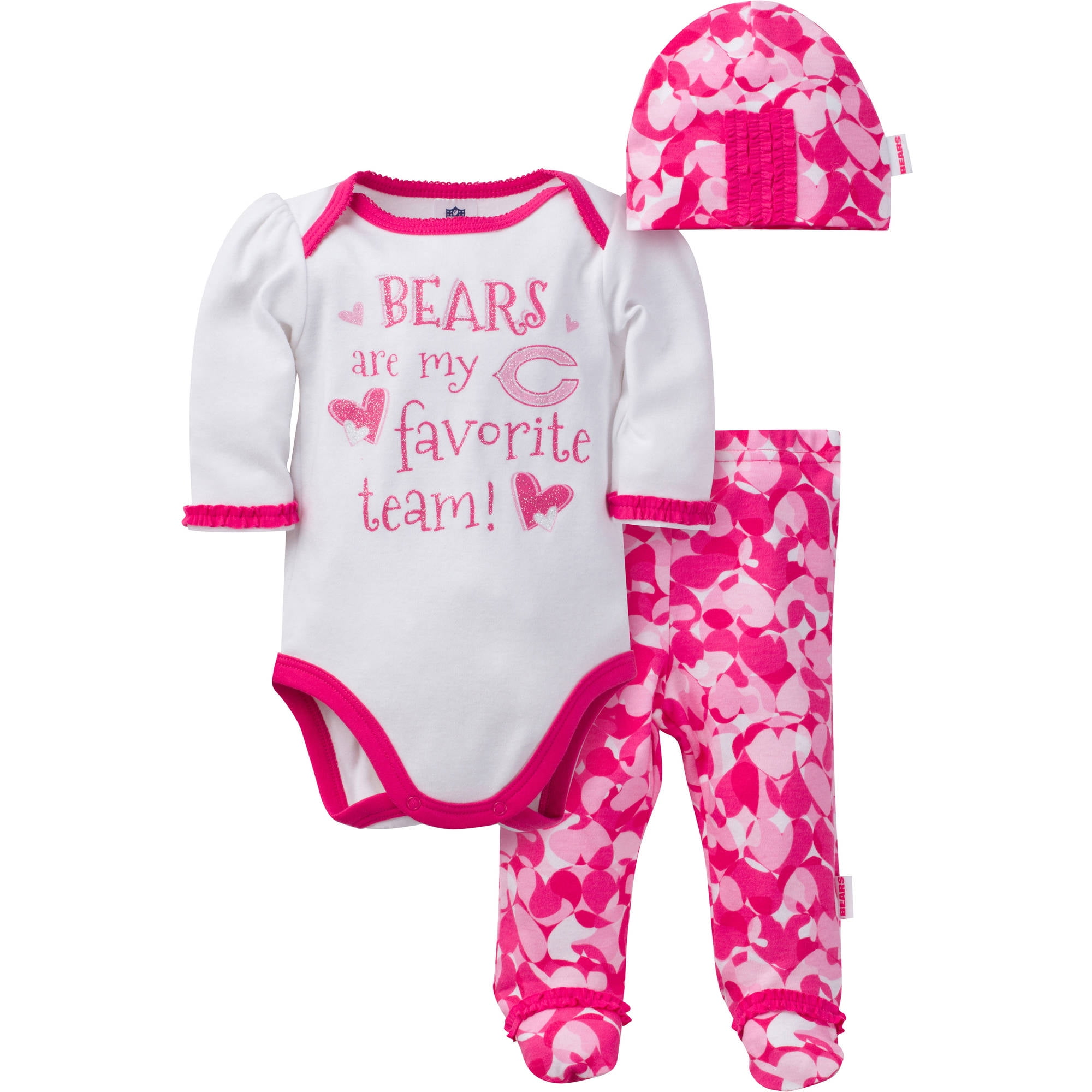 baby girl bears outfit
