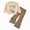 H154-Khaki, variant on TOWED22 Infant Toddler Girl 2 Piece Winter Clothes Long Sleeve Soft Crewneck Tee and Joggers Outfits Clothing(Khaki,7-8 Y)