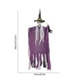 thumbnail image 4 of Wzzjkit Halloween Skeleton - Halloween Decoration Skeleton Hanging Ghost Witch with Hat Skeleton Hanging Ghost Haunteds House Room Scene Decoration Props, 4 of 7