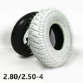 thumbnail image 1 of Mosiee Pneu Tout-Terrain Neuf de 9 Pouces Pneu 2.80/2.50-4 Confortable à Utiliser Installation Facile Robuste pour Trottinette Électrique, 1 of 9