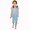 Light Blue, variant on Amidoa Girls 2 Piece Outfits Summer Clothes Print Flutter Sleeve Short Sleeve Soft T Shirts and Casual Shorts Kids Clothing Sets Orange Size 8
