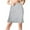 Grey, variant on Womens Midi Short Skirt Underwear - Elastic Waist, Solid Color, Lightweight & Breathable - S-XXL Sizes, for Daily & Work Wear