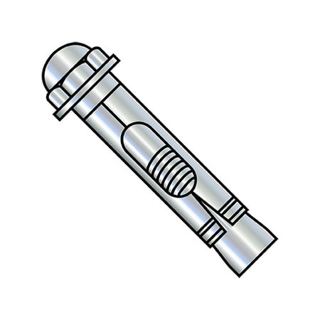 

1/4X1 3/8 Acorn Head Sleeve Anchor Zinc (Pack Qty 100) BC-1422ASLC