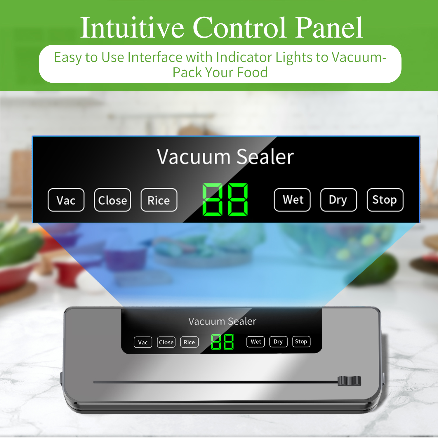 TINANA Vacuum Sealing Machine with Bags and Cutter photo 4