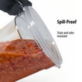 thumbnail image 4 of Recipiente de almacenamiento de alimentos Cambro redondo de 4 litros con tapa (paquete de 2), 4 of 5