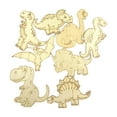 thumbnail image 3 of Recortes de dinosaurios de madera Fichas de dinosaurios de madera para pintar Accesorio Graffiti Hogar sin cuerda, 3 of 9