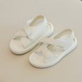thumbnail image 5 of LUOGENLI Slippers Girls Slippers Size 2-3 Boys' Sandals Summer Little Girls' Casual Beach Shoes Children's Fashion Open Toe Soft Sole Baby Shoe Trend Slippers for Girls 10-12 Years Old Beach Beige 34, 5 of 7