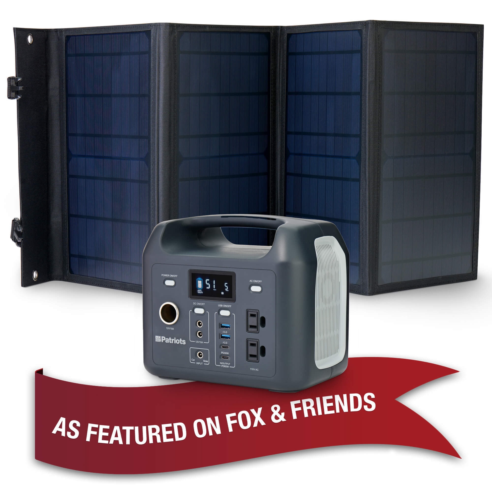 Patriot Power Sidekick 8 lb Mini Solar Generator FumeFree, Silent