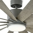 thumbnail image 5 of Windflower 80" Graphite/Weathered Gray Dimmable LED Smart Ceiling Fan, 5 of 12