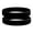 Black, variant on Xinyolin 2 Pcs Men Women Silicone Wristbands Solid Color Sports Bracelet, Bangle Gift