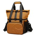 thumbnail image 1 of Bolsa de almuerzo SUNNY BIRD de doble compartimento con aislamiento, color marrón, 1 of 5