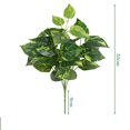 thumbnail image 1 of Plantas artificiales de seda, hojas de carey, dieffenbugh, hada pequeña falsa, Taro, simulación, planta verde, decoración para sala de estar, 1 of 4