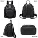 thumbnail image 5 of Mochila Wesccimo de piel auténtica negra para mujer, 5 of 9