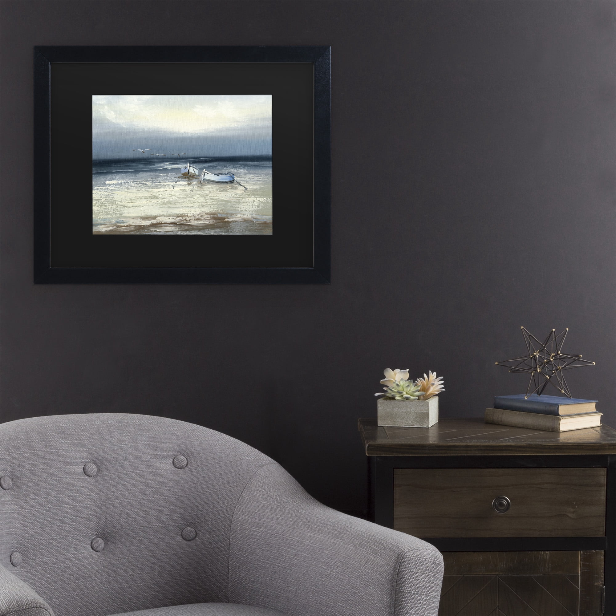 Trademark Fine Art 'Low Tide' Canvas Art by Masters Fine Art