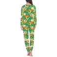 thumbnail image 3 of NETILGEN Golden Horseshoe Iron & Leaves Sleepwear for Women Pajama Set, Home Life Women Nightwear Pajama Sets, 2 Pcs Skin Friendly Thermal Pajama Sets for Women Soft, 3 of 6