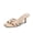 NUDE, variant on Women's Strappy Kitten Heels 2.5 inch Stability Cute Flip Flops Thong Sandals with Cushioned Insoles for All-day Wear Prom Party Vacation