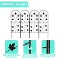 thumbnail image 3 of 38 in. X 13 in. No-Dig Metal Garden Decorative Fence, Garden Fence (15 Pack), 3 of 5