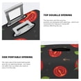 thumbnail image 5 of Bixox Washable Tomatoes1 Printed Luggage Cover, Fashion Suitcase Protector Fits for Large luggage, 5 of 8