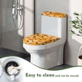 thumbnail image 5 of HELLHERO Bathroom Toilet Cover Set Bat 2 Piece Elastic Bottom for Household Soft Toilet Seat Cover, 5 of 8