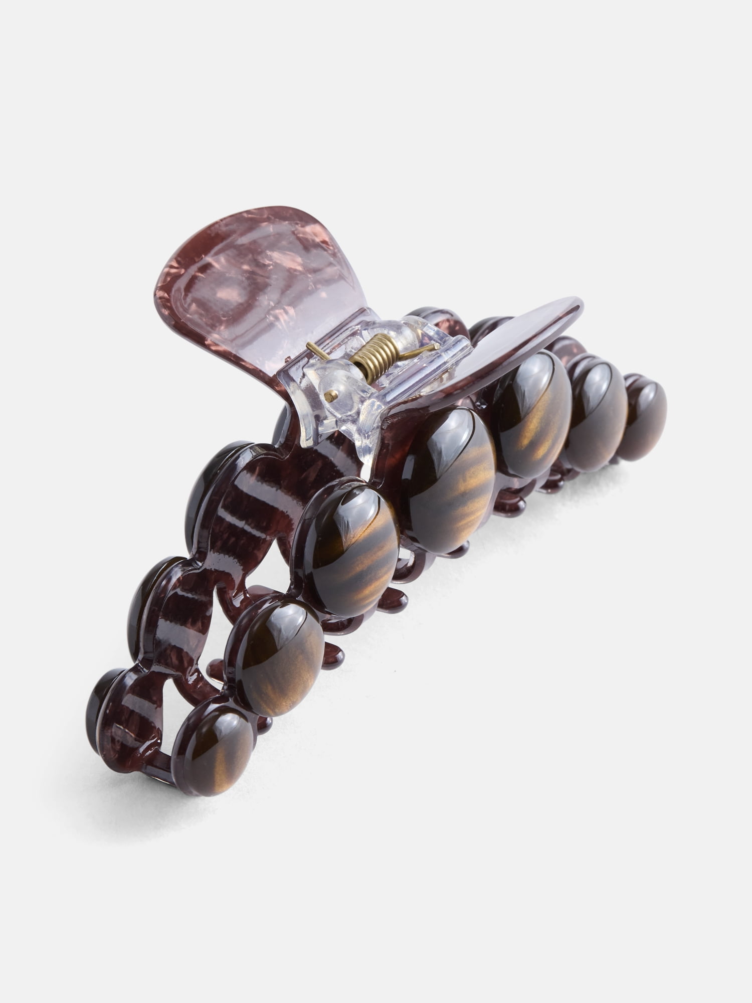 Scenario Women's Cat Eye Hair Claw Clip, Brown