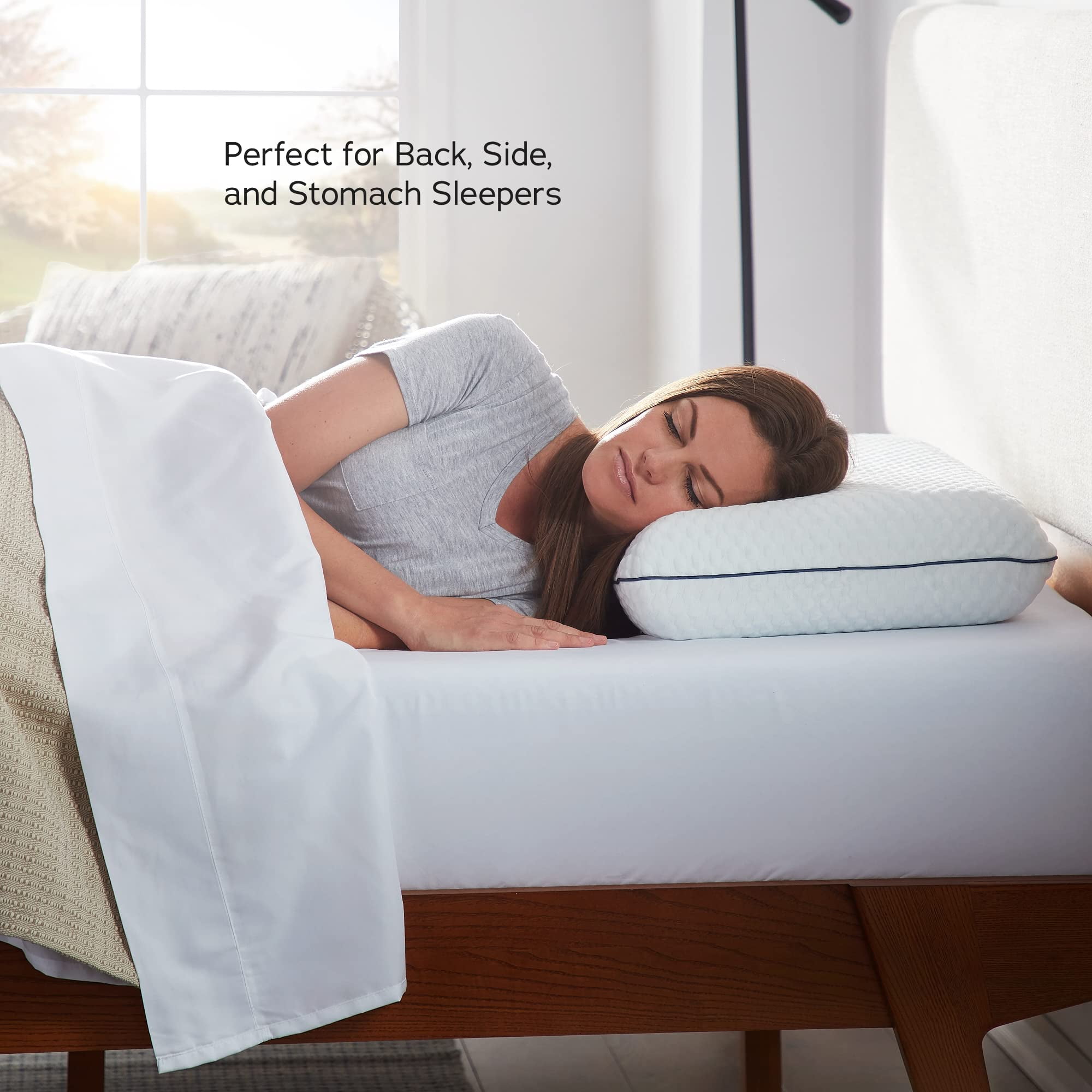 Gel memory foam pillow walmart online