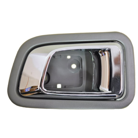 PT Auto Warehouse HO-2701MG-RR - Interior Inner Inside Door Handle, Chrome Lever with Gray Housing - Rear Right Passenger Fits select: 2003-2008 HONDA PILOT