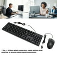 thumbnail image 3 of And Wired USB Keyboard Mouse Set Ergonomic 104 Keys Keyboard Comfortable Grip Mouse For Game Business, 3 of 8
