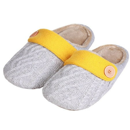 

CoCopeanut Simplicity Solid Design Home Women Slippers Winter Solar System Fashion Buckle Warm Soft Bedroom Non-slip Female Indoor Slipper