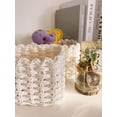 thumbnail image 5 of 1pc White Paper Rope Woven Desktop Pet Supplies Storage & Clothes Organizer Basket, 5 of 5