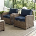 thumbnail image 2 of Pemberly Row 2 Piece Outdoor Wicker Seating Set, 2 of 7